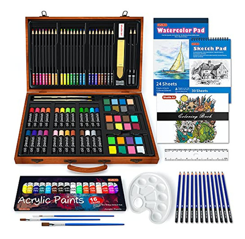 Kit De Arte Shuttle Art Juego De Arte De Lujo De 118 Piezas,