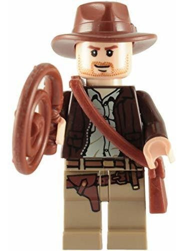 Minifigura Lego Indiana Jones Version Clasica De Indiana Jon