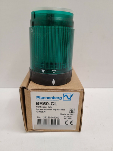 New In Box! Pfannenberg Continuous Green Light Br50-cl 2 Aaj