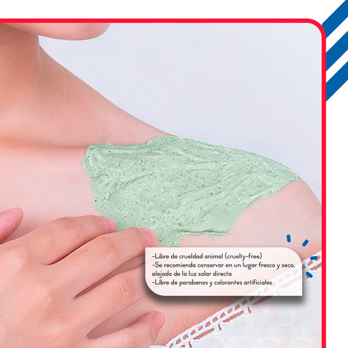 Exfoliante Corporal Diler De 350ml Fórmula Con Colágeno Y Ácido Hialurónico Para Piel Suave Limpia Y Revitalizada De Uso Diario O Semanal Aroma Pepino