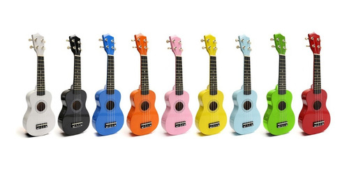 Imagen 5 de 10 de Ukelele De Madera Soprano Con Funda Manual Y Lecciones