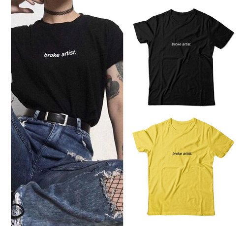 Broke Artist - Remera Unisex Algodón - Aesthetic - Grunge 