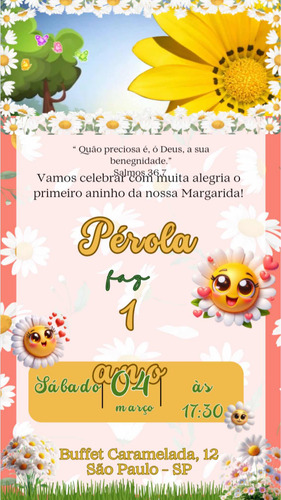 Convite On-line Virtual Com Vídeo Para Enviar Pelo Whatsapp