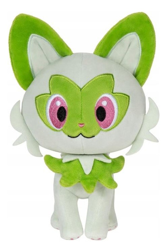 Peluche Pokemon Sprigato Gen Ix Scarlet Violet 20cm Original