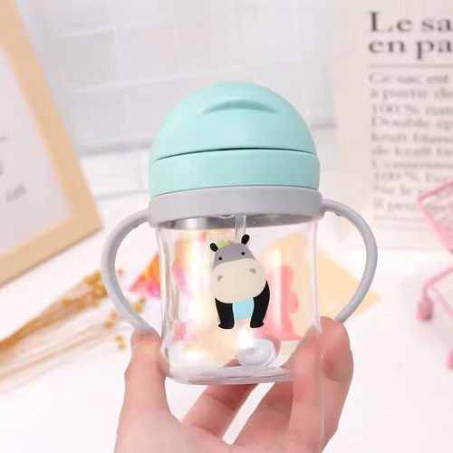 Taza De Agua Genérica Anticaída 250ml Para Bebés Ergonomico