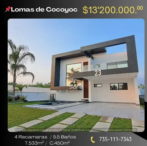 Residencia En Lomas De Cocoyoc Morelos
