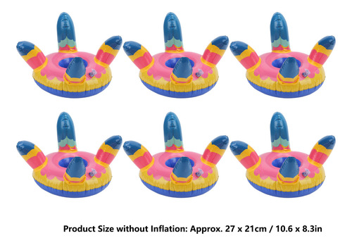 Portavasos Inflable, 10 Unidades, Portátil, Para Bebidas, Bo
