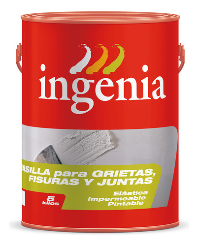 Masilla Ingenia Grietas Fisuras Juntas Impermeable 5k
