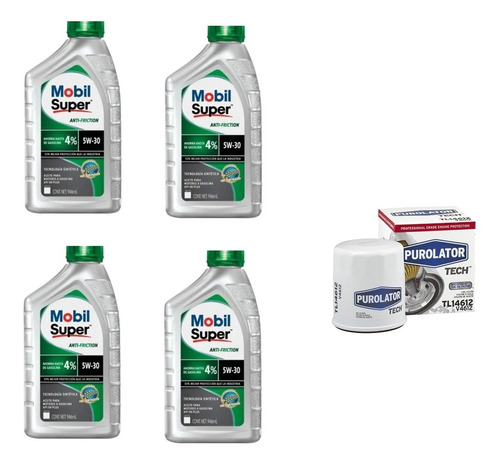 Kit Cambio Aceite Nissan March 2017 2018 Mobil 5w30
