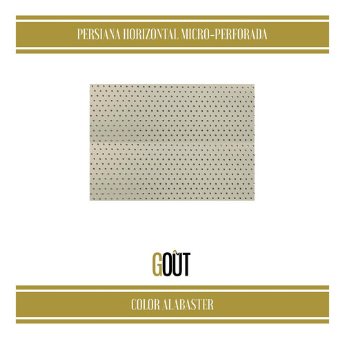 Persiana Horizontal Aluminio Microperforado 2  1.40 X 2.30 M