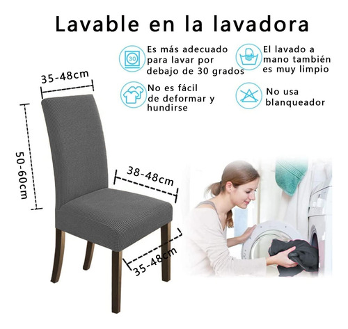 Fundas Para Sillas De Comedor Cubre Sillas De Tela Elástica