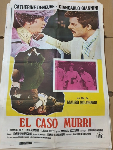 Afiche De Cine Original 1320- El Caso Murri- C.deneuve