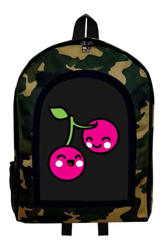 Mochila Camuflada Kawaii Kawai B21