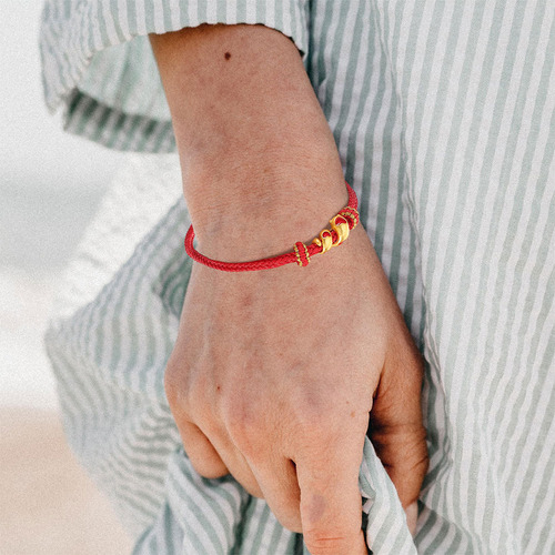Pulsera De Hilo Rojo De 2 Piezas: Año De La Serpiente 2025 H