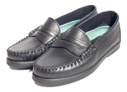 Zapato Colegial Nautico Unisex Cuero 34 Al 41