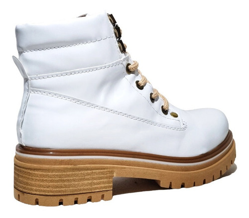 Imagen 4 de 4 de Borcegos Rouse Charol White
