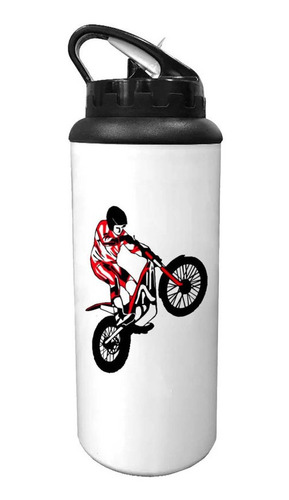 Botella Deportiva Termica Hoppy Motos R234