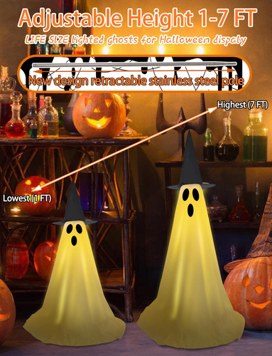 Luces Led Para Luz Nocturna Estilo Fantasmas Halloween