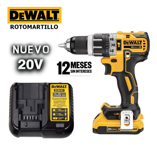 Taladro Rotomartillo Dewalt Dcd796 20v + Accesorio (Usado)