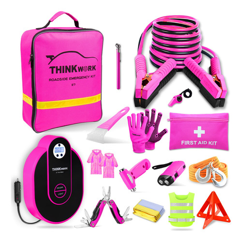 Thinkwork Kit De Emergencia De Coche Para Regalos De Adolesc