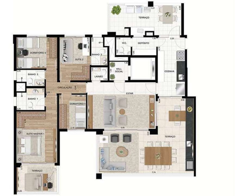 Imagem 21 de 22 de Apartamento À Venda No Bairro Moema - São Paulo/sp - O-1488-5696