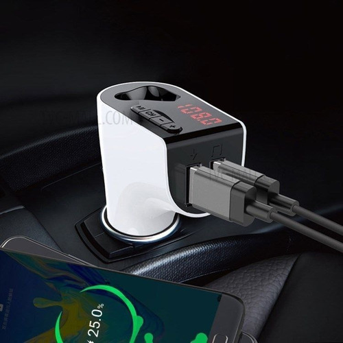 Imagen 3 de 4 de Cargador Auto/auricular/bluetooth/mp3/puerto Memoria X Mayor