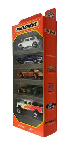 Coffee Cruisers 3 5 Pack Matchbox Mattel