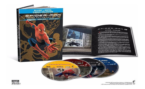 Blu-ray Spiderman / Hombre Araña / 3 Films Digibook Limited
