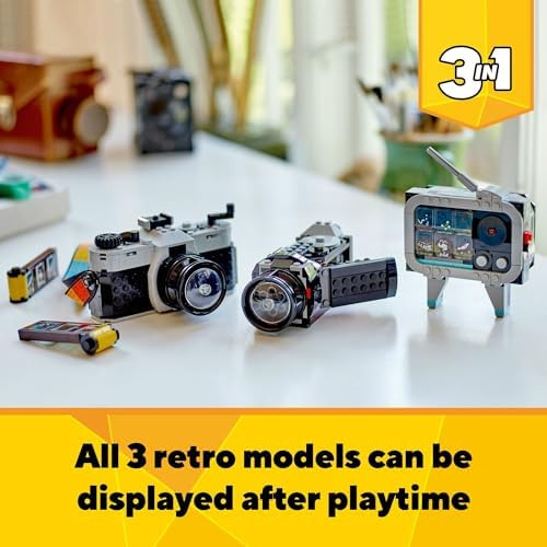 Lego Creator Cámara De Juguete Retro 3 En 1, Se Transforma D
