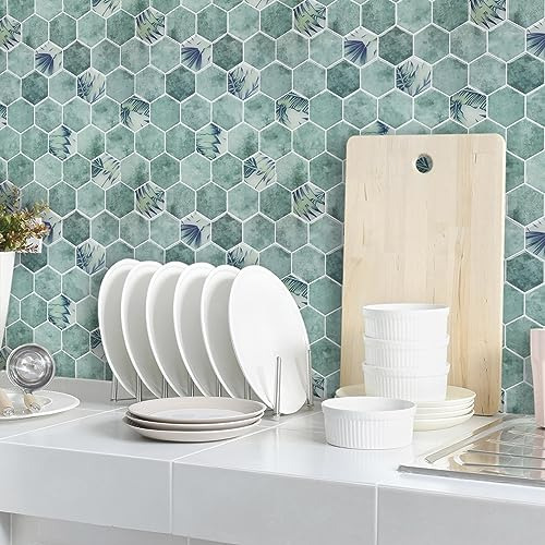 10 Hojas De Azulejos Para Salpicaduras De Cocina, Despegar Y