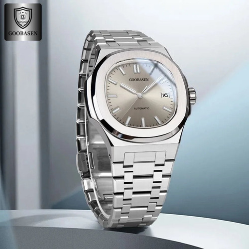 Reloj Goobasen De Lujo Hombre, Automatico Acero Inoxidable G