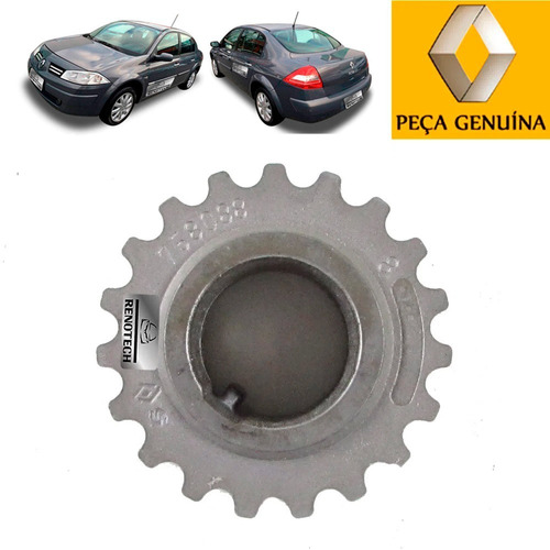 Polia Dentada Virabreq Megane Ii 1.6 16v 06 A 13 8200758088