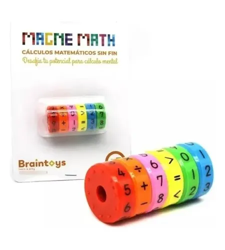 Pack 3 Juegos Mtessori Para Niños Magnético Multiplicar