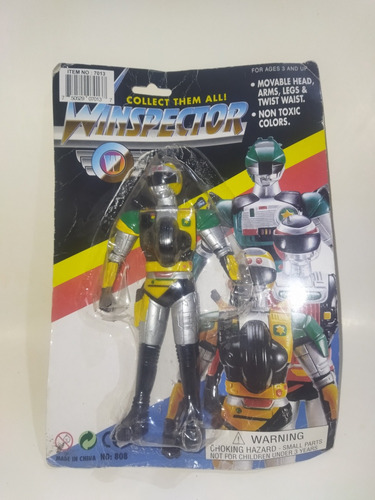 Vintage Figura Windspector Bootleg Estilo Metal Hero Sellada