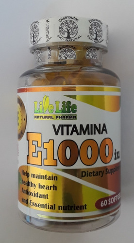 Imagen 4 de 4 de Vitamina E De 1000 Iu Promo 3 Antioxidante Esencial Juventud