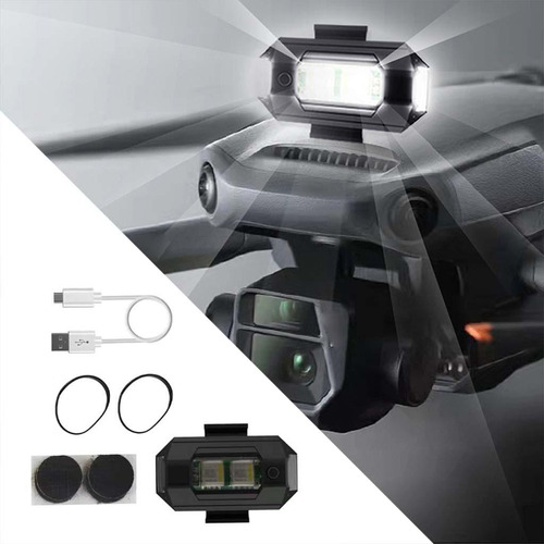 2 Set Drone Luz Estroboscópica Señal Flash Luz Drone Luz