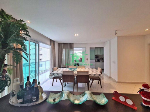 Imagem 6 de 25 de Apartamento Moderno, Varanda Gourmet, 3 Dormitórios, 3 Vagas, Área De Lazer, Pitangueiras, Guarujá/sp - Ap5568