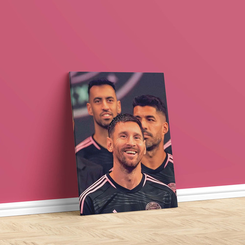 Cuadro Canvas Messi Miami Fc 29