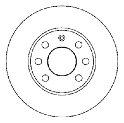 Disco Freno Del Gm (236mm) Chevrolet Corsa 08-10 (sedan-wag)