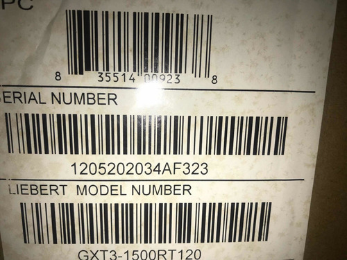 Ups Emerson Liebert Gxt3 1500rt 1.5 Kva