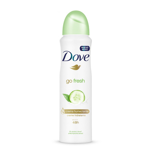 Desodorante Aerosol Dove Go Fresh Pepino Y Te Verde 89g