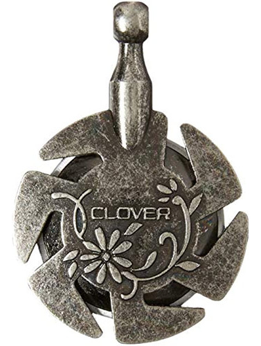 Clover 3106 Colgante De Hilo Colgante Plata Antigua