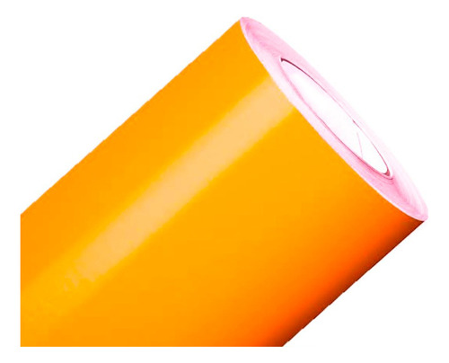 Vinilo adhesivo para globo, burbuja, silueta, 5 metros, color naranja
