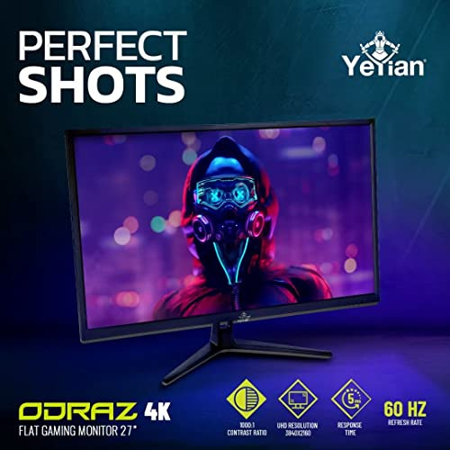 Panel Ips Yeyian Odraz De 27 Pulgadas, Hdr, 4k Uhd, Bisel De