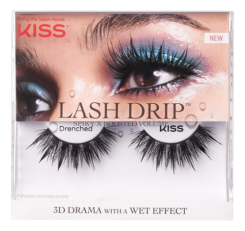 Kiss - Pestañas Postizas Lash Drip, Spiky X Boost Volume, .