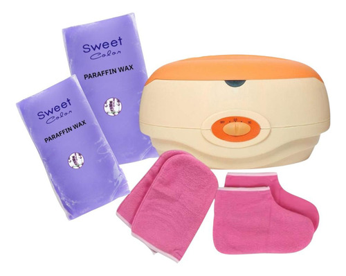 Kit Parafinero Profesional Olla 3kg Mas 2 Parafinas Mas Guantes Algodon Para Manos Y Pies Tratamientos Spa Belleza Estetica Hidratacion