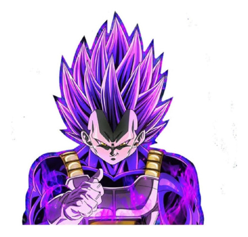 Vegetta/ Dragon Ball /calcamonias Anime/ Para Libros Y Autos