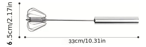 Batidor Turbo De Acero Inoxidable (2 Piezas)