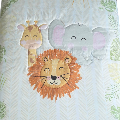Edredon Cama Individual Inhome Kids Safari 3 Piezas