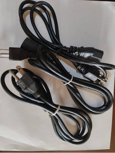 Cable De Poder Pc 110v Combo De 3 Unidades